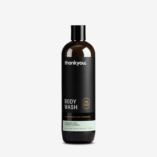 Thankyou Botanical Mint & Spring Flowers Body Wash (Australia)