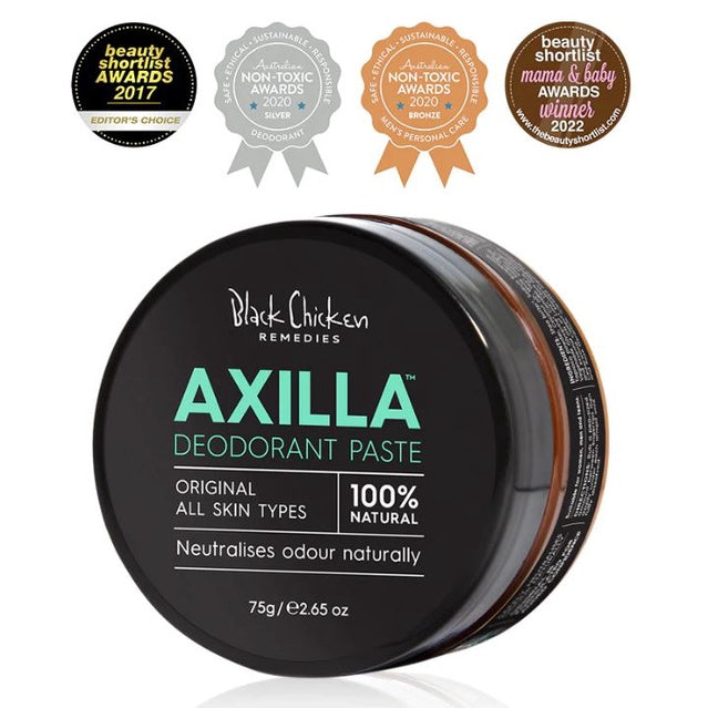 Black Chicken Remedies Axilla Original Natural Organic Deodorant Paste 15g / 75g