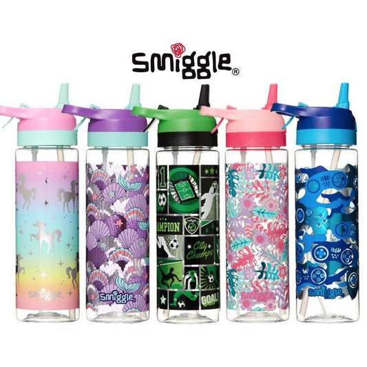 Smiggle Viva Spritz Flip Spout Drink Bottle 700ml Girls Boys