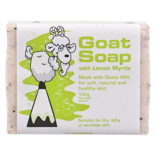 Goat Soap Bar with Lemon Myrtle 100g