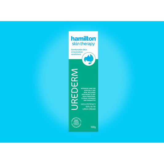 Hamilton Urederm Cream 10% 100g Dry Skin Eczema Dermatitis