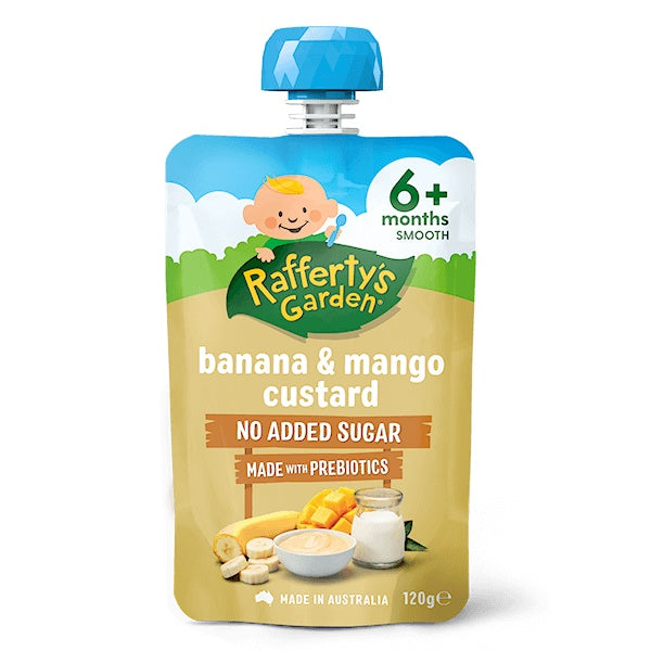 Raffertys Garden Baby Food 6+ Months Puree or Smooth (Australia)