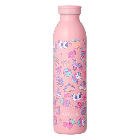 SMIGGLE Stainless Steel Drink Bottle Boys Girls Hot Cold Beverage Insulated BPA Free