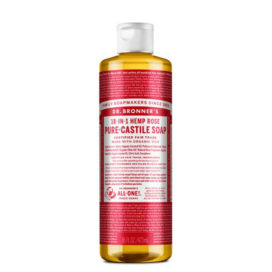 Dr. Bronner's 18 in 1 Rose Pure Castile Soap