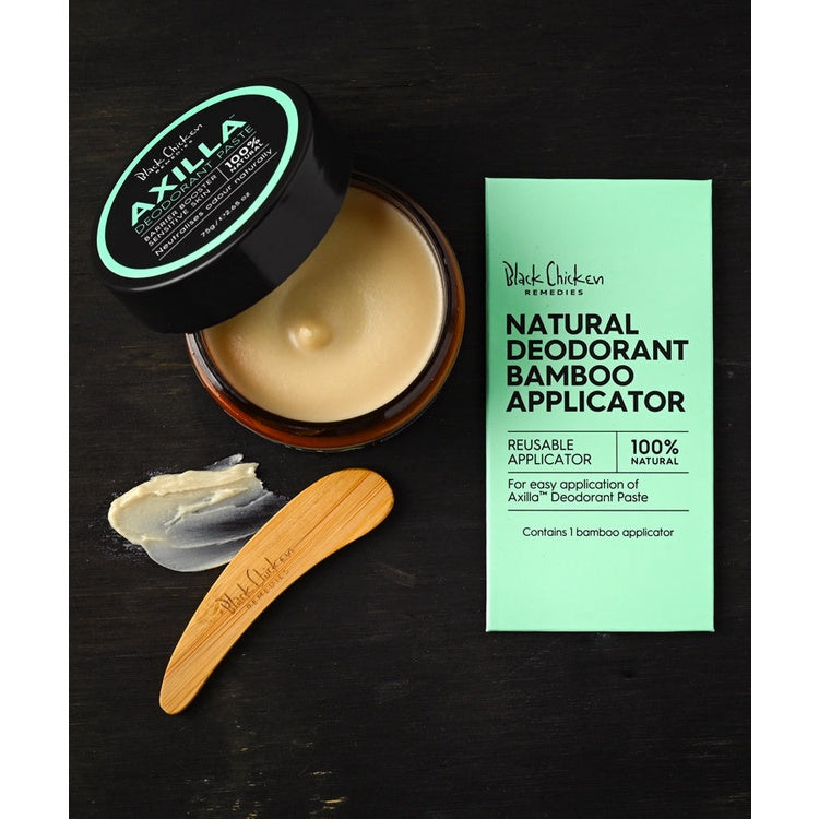 Black Chicken Remedies Natural Deodorant Bamboo Reusable Applicator