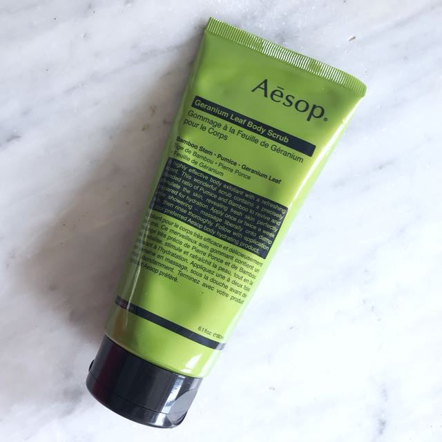 Aesop Geranium Leaf Body Scrub 180ml Dull Dry Skin