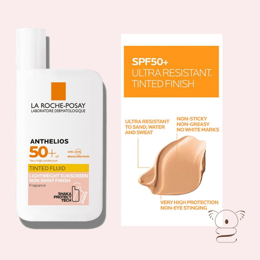 LA ROCHE POSAY Anthelios 50+ Tinted Fluid Lightweight Sunscreen