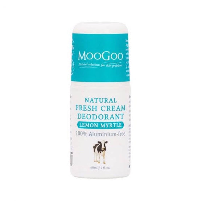 MOOGOO Natural Fresh Cream Deodorant 60ml for Teens Women Men