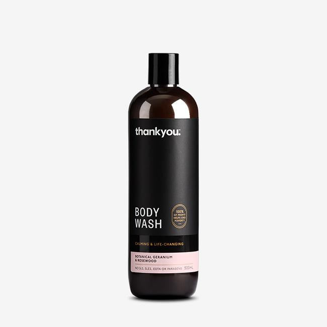 ThankYou Botanical Geranium and Rosewood Body Wash