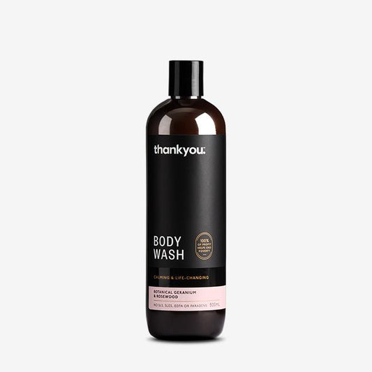 ThankYou Botanical Geranium and Rosewood Body Wash