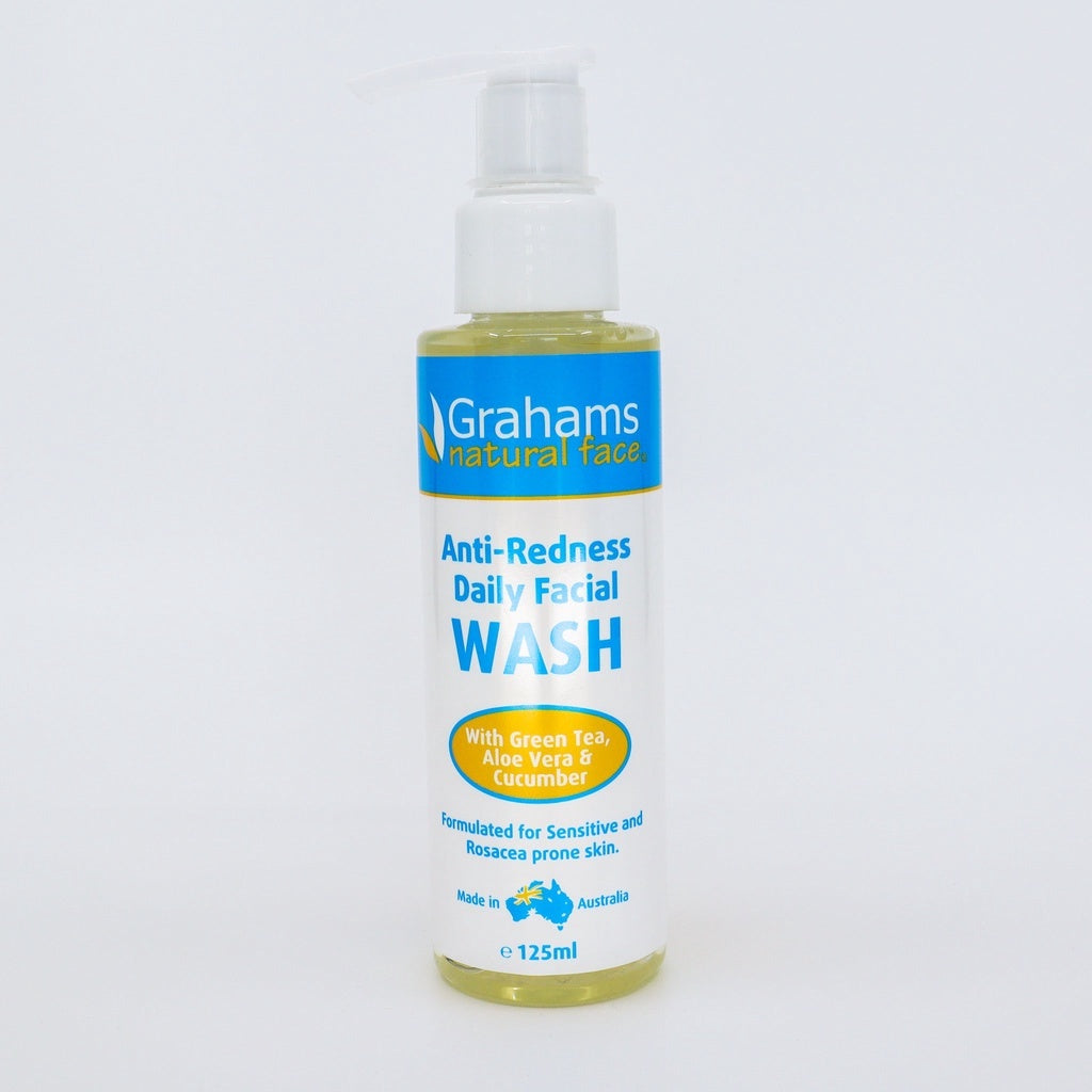 GRAHAMS Natural Anti-Redness Facial Wash 125ml
