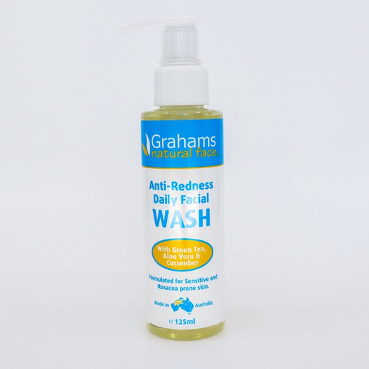 GRAHAMS Natural Anti-Redness Facial Wash 125ml