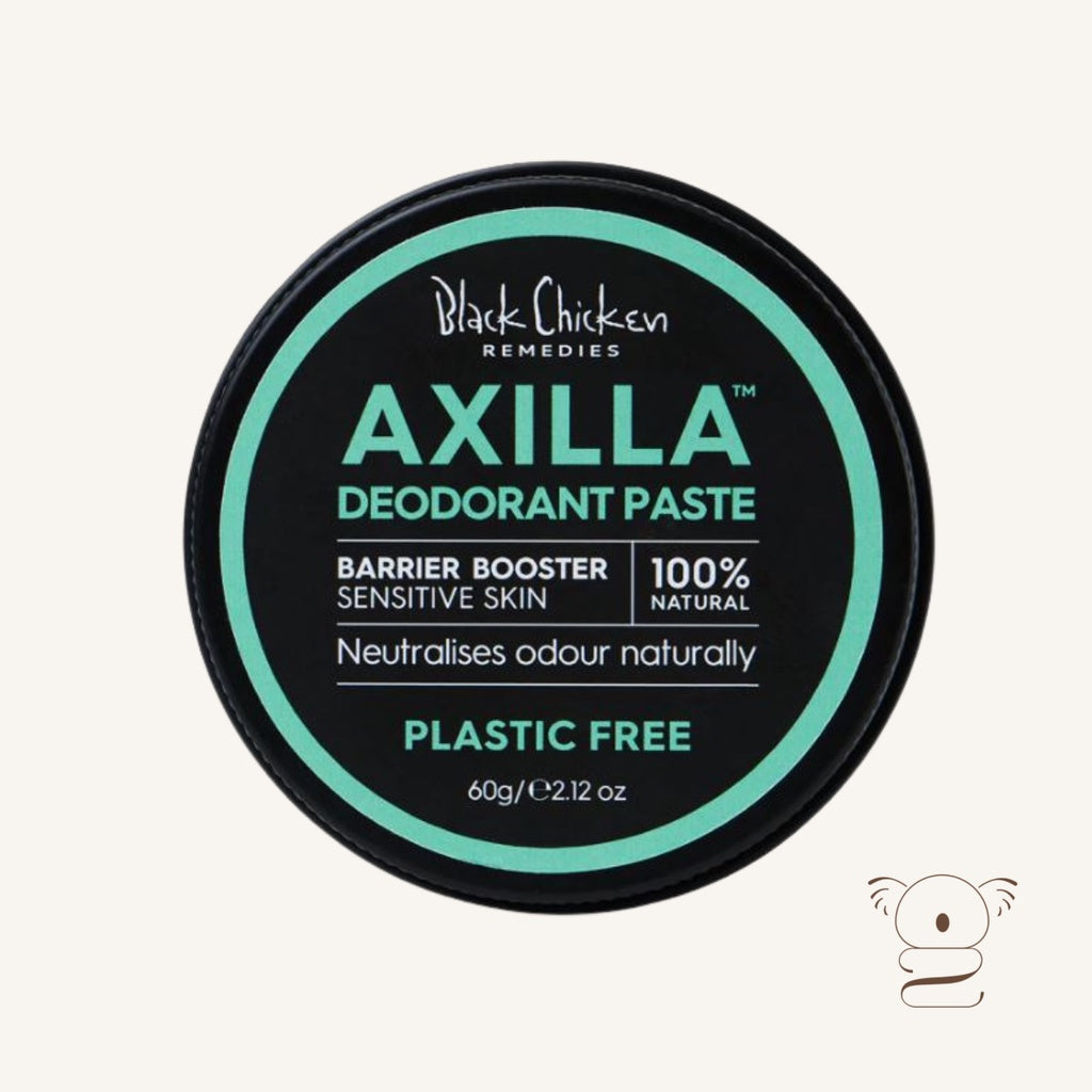 Black Chicken Axilla Barrier Booster Sensitive Organic Deodorant Paste - Plastic Free