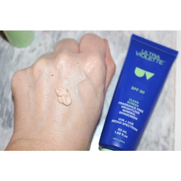 Ultra Violette Clean Screen SPF30 Mineral Sunscreen 75ml