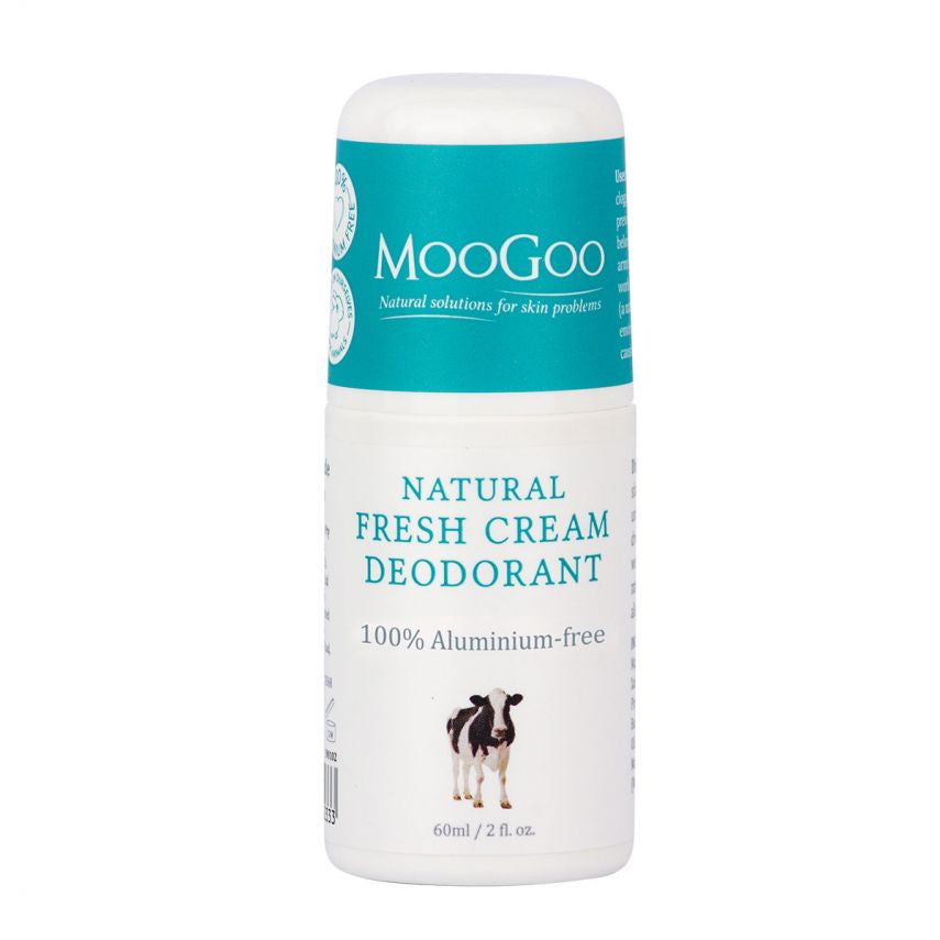 MOOGOO Natural Fresh Cream Deodorant 100% Aluminum-free 115ml