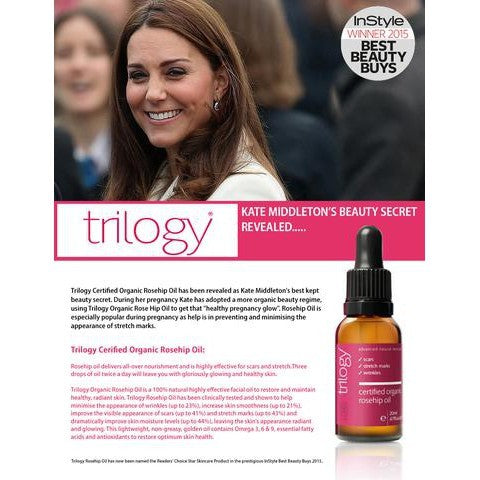 Trilogy Certified Organic Rosehip Oil