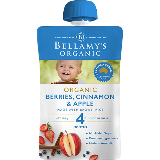 Bellamy's Organic 4+ Months Snack with Brown Rice