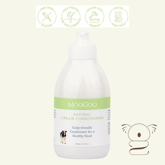 MOOGOO Natural Cream Conditioner Australia 500ml 1L
