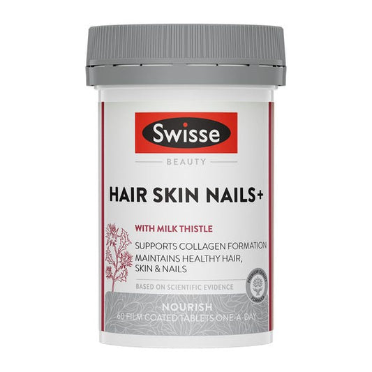 Swisse Hair Skin Nails+ 60 or 100 Tablets