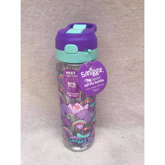 Smiggle Viva Spritz Flip Spout Drink Bottle 700ml Girls Boys