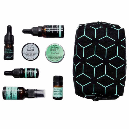 BLACK CHICKEN Travel Skincare Kit - Natural Skincare Pack