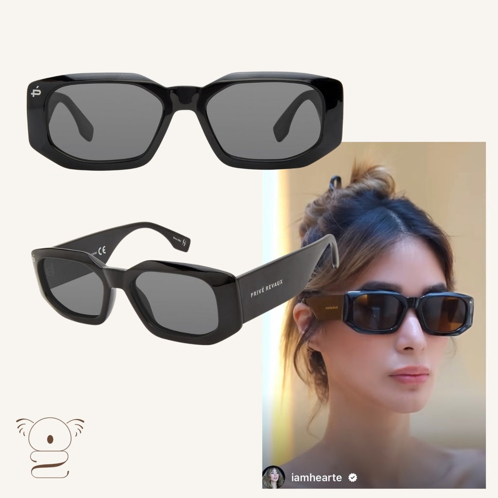 Prive Revaux The Paris Sunglasses Black Aviator Polarized Lens