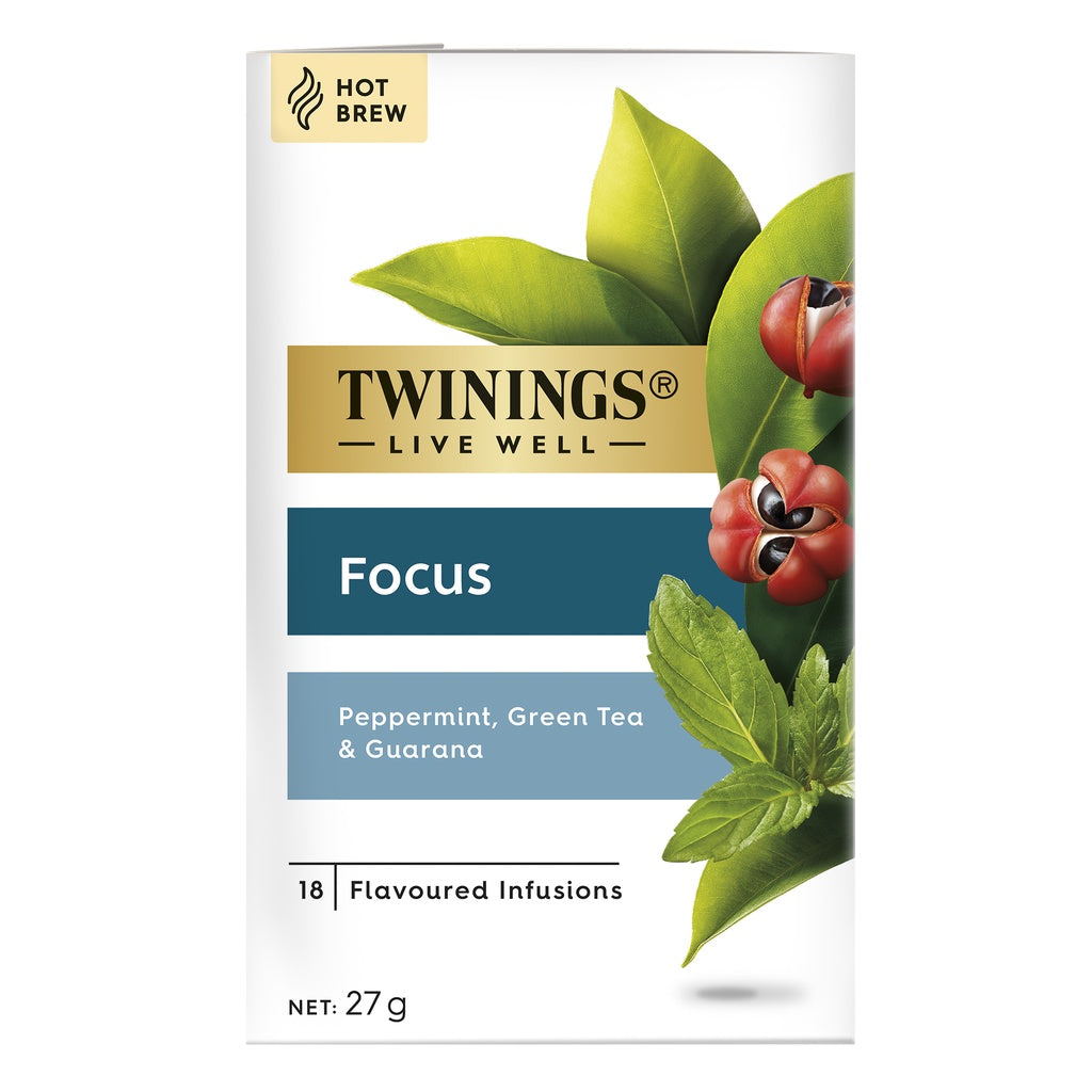TWININGS Live Well Hot Brew Flavored Infusions GLOW | DEFENCE | DIGEST | SLEEP | FOCUS