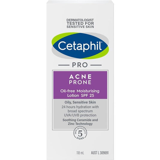 Cetaphil PRO Acne Prone Oil-Free Moisturizing Lotion SPF25 118ml