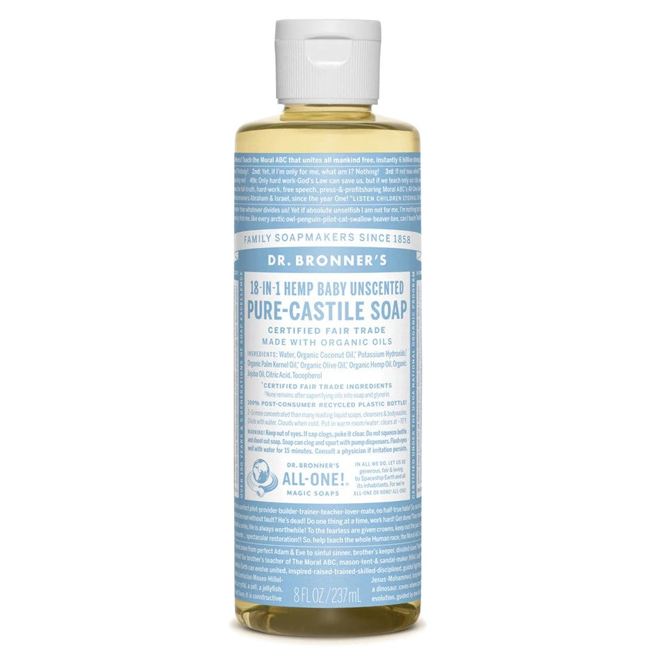 Dr Bronner's Pure-Castile Liquid Soap - Baby Unscented