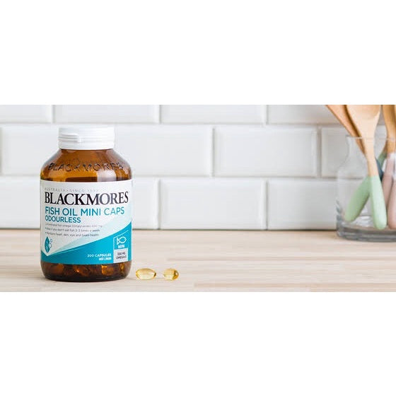 Blackmores Odourless Fish Oil Minicaps 200 OR 400 Capsules