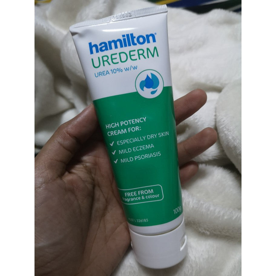 Hamilton Urederm Cream 10% 100g Dry Skin Eczema Dermatitis
