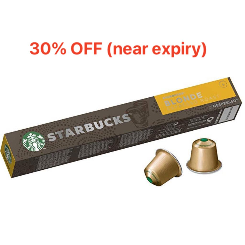Starbucks Coffee by Nespresso Coffee Pods 10 Pods Each Flavor