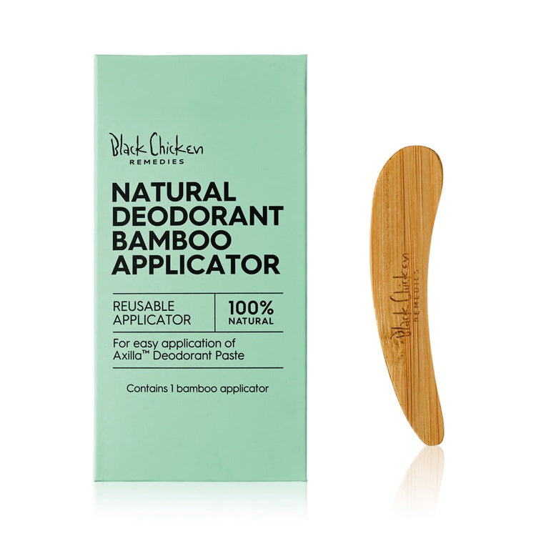 Black Chicken Remedies Natural Deodorant Bamboo Reusable Applicator
