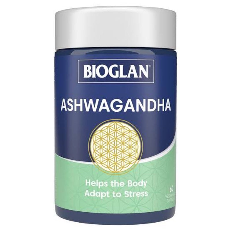 Bioglan Ashwagandha 60 vegan capsules (Australia)