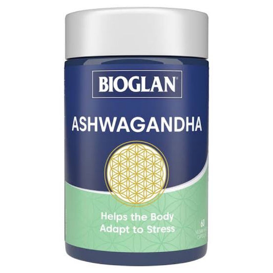 Bioglan Ashwagandha 60 vegan capsules (Australia)