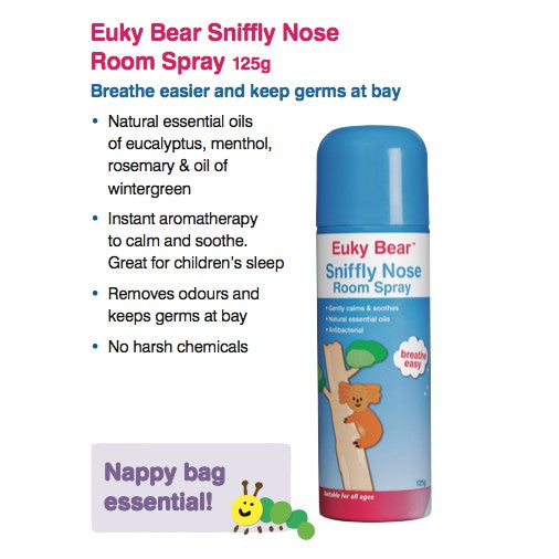 Euky Bear Sniffly Nose Room Spray 125g