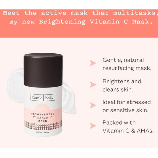 FRANK BODY Brightening Vitamin C Mask