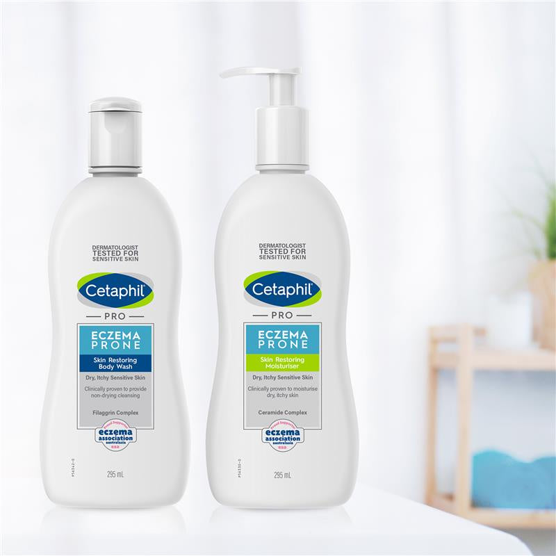 Cetaphil Pro Eczema Prone Skin Restoring Body Wash 295ml