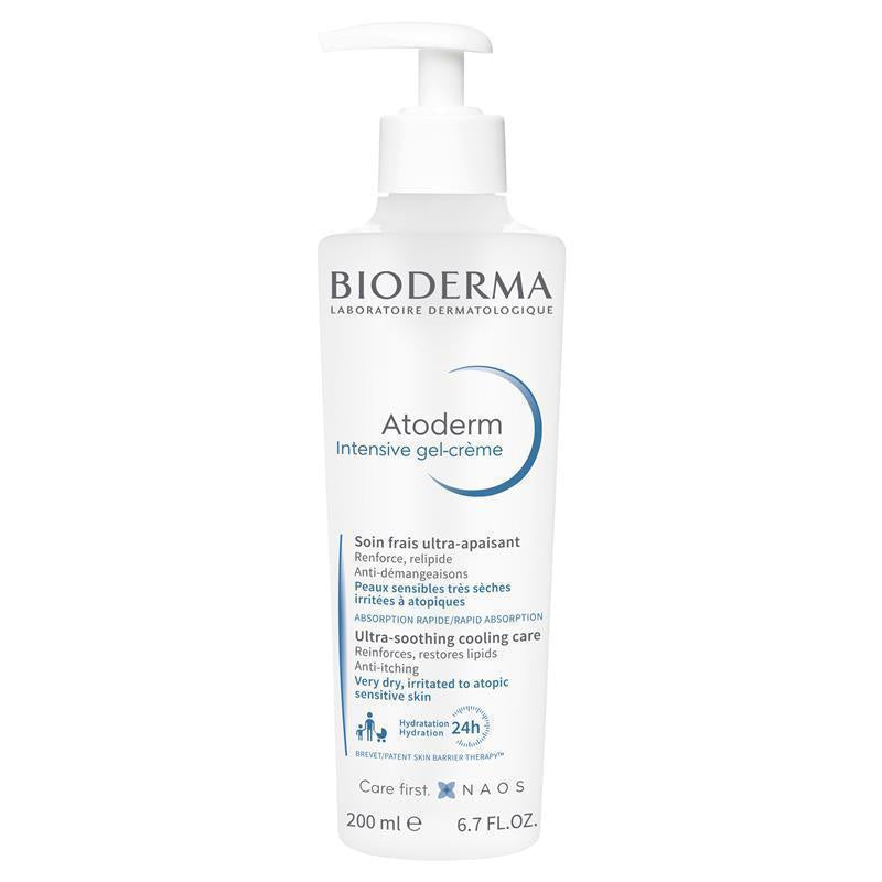 Bioderma Atoderm Gel-Crème Ultra-Soothing Cooling Care for Dry to Atopic Skin - Rapid Absorption