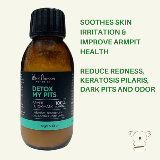 Black Chicken Detox My Pits - Mask for Dark, Irritated Underarm Armpit
