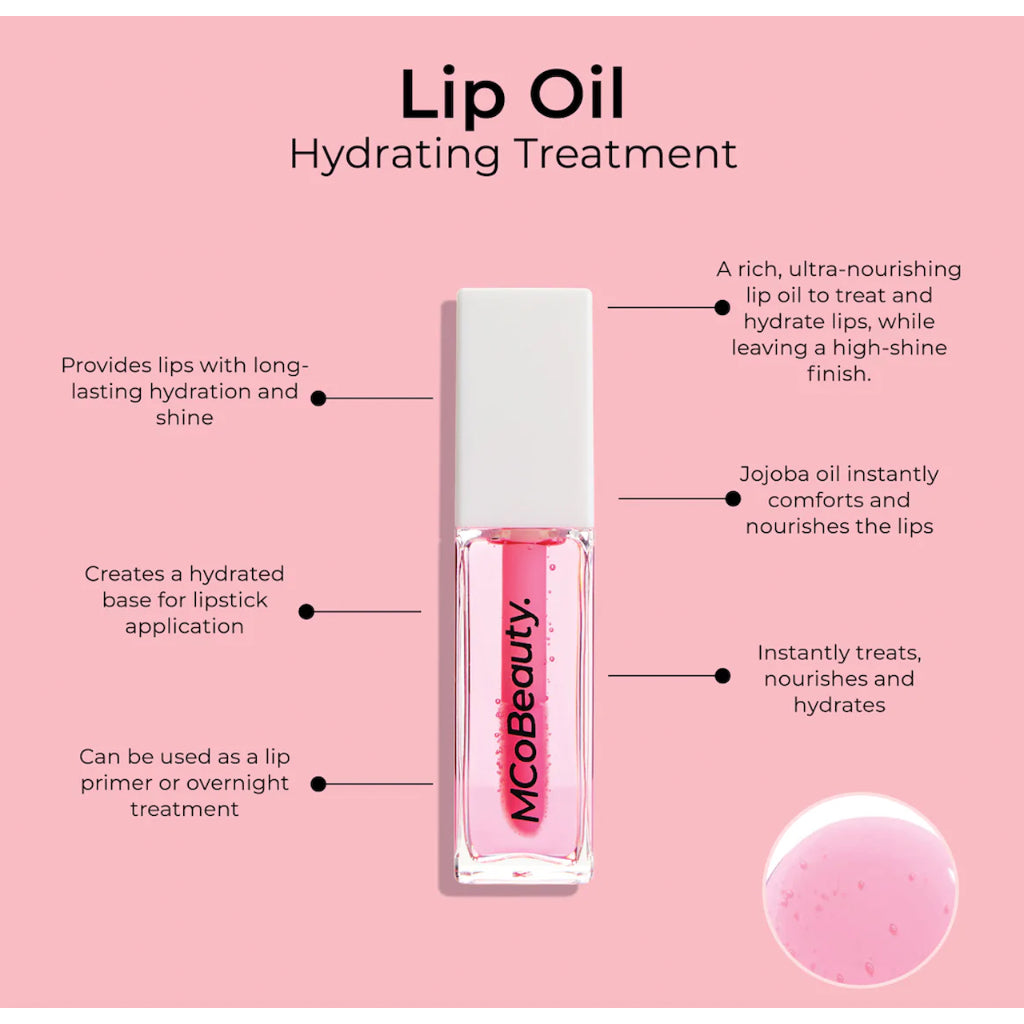 MCoBeauty Lip Oil Hydrating Treatment Ultra-Nourishing Oil Gloss