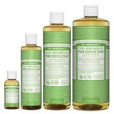 Dr Bronner's 18 in 1 Green Tea Tree Pure-Castile Organic Liquid Soap