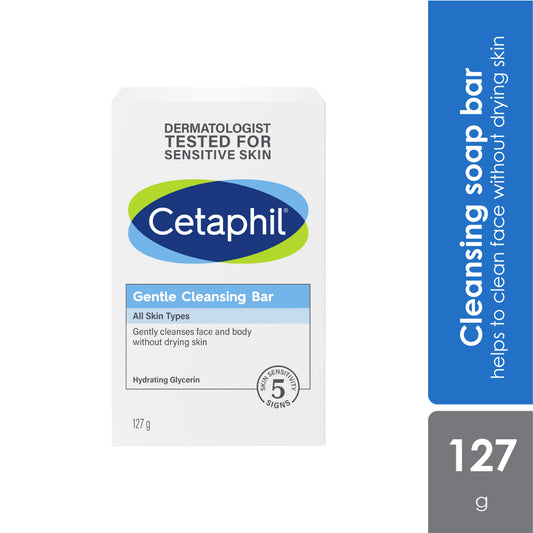 Cetaphil Gentle Cleansing Bar 127g Soap Fragrance Free