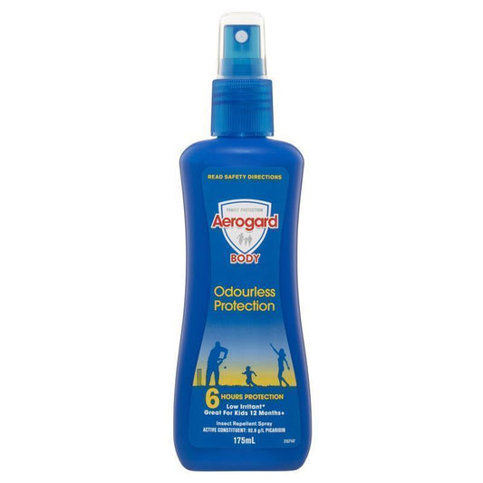 Aerogard Odorless Insect Mosquito Repellent 175ml Pump Spray Kids Adult Outdoor