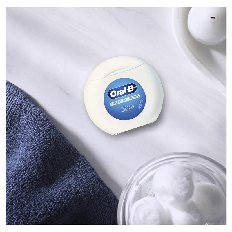 Oral B Essential Floss Twin Pack 2x50m