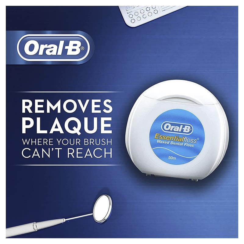 Oral B Essential Floss Twin Pack 2x50m