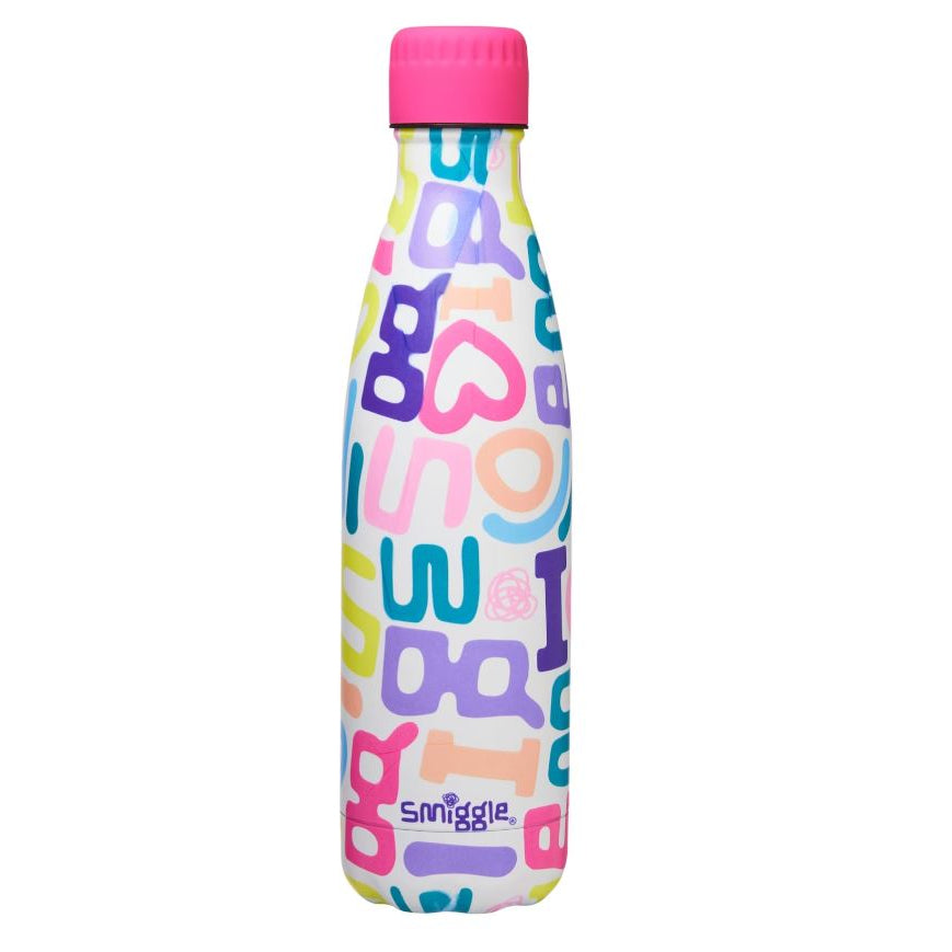 SMIGGLE Stainless Steel Drink Bottle Boys Girls Hot Cold Beverage Insulated BPA Free