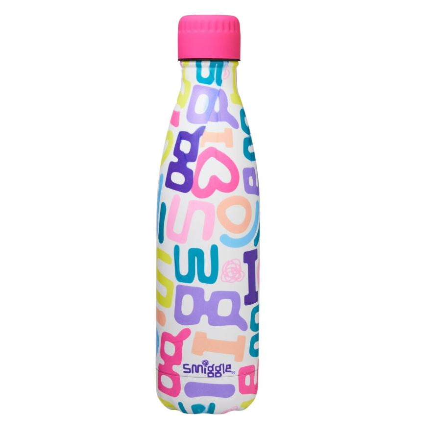 SMIGGLE Stainless Steel Drink Bottle Boys Girls Hot Cold Beverage Insulated BPA Free