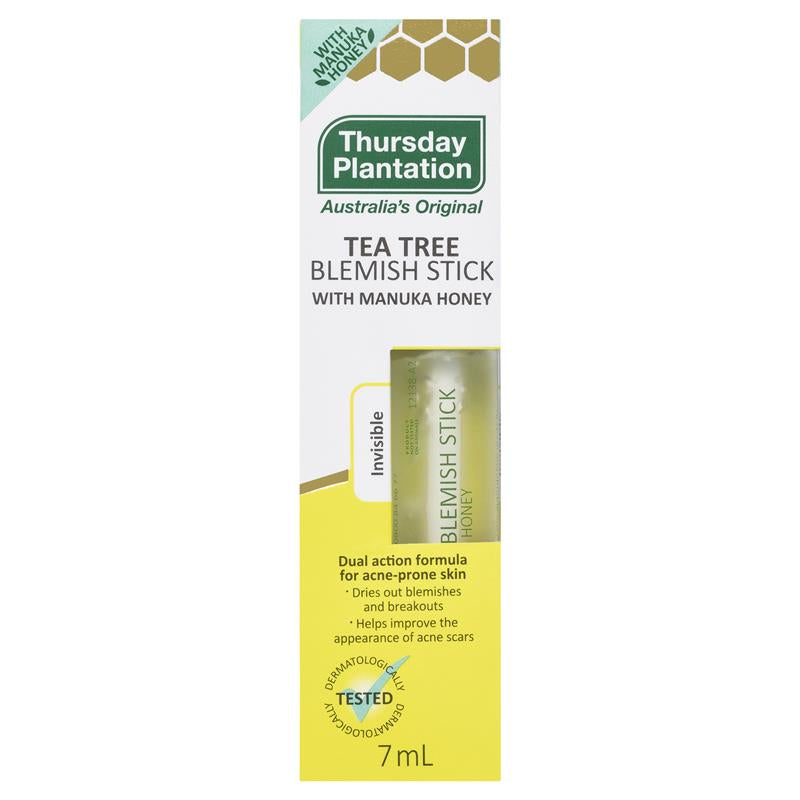 Thursday Plantation Tea Tree Blemish Stick 7ml for Acne Prone Pimples