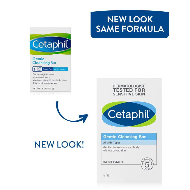 Cetaphil Gentle Cleansing Bar 127g Soap Fragrance Free